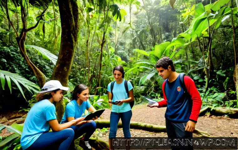 Home 17 야외 교육 프로그램의 최신 연구 동향 - Photorealistic outdoor education research scene in a Brazilian Atlantic Forest reserve, diverse univ...